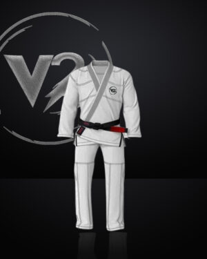 V2B Elite Combat Jiu Jitsu White Uniform