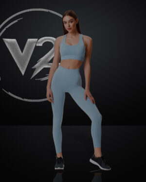 V2B AZURE ACTIVE WOMEN'S SEAMLESS WORKOUT SET