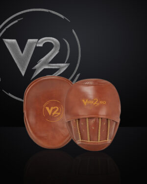 V2B BOXING PLATINUM COWHIDE LEATHER FOCUS MITTS