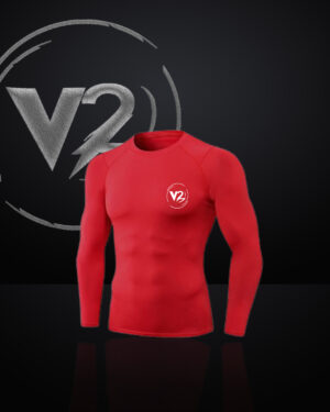 "Red Fitness Jersey Shirt"